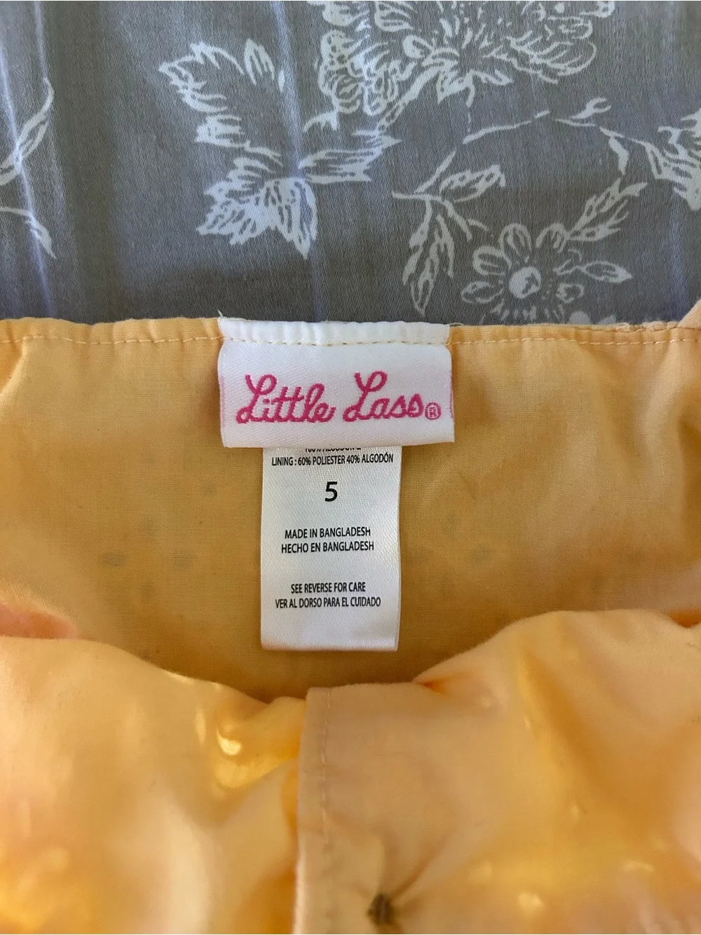 Girls Eyelet Ruffle Tank & Shorts Set - Size 5 - Picture 3 of 4